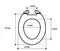 Sealand VacuFlush 1006 Toilet Seat & Cover (Bone)
