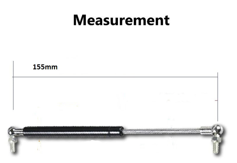 Gas Strut Only SS 155mm 10kg