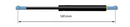 Gas Strut Only SS 585mm 30kg Damper