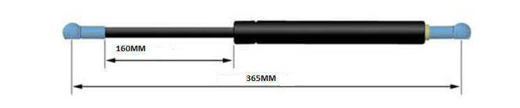 Gas Strut Damper 365mm