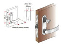 Door Handle, Mortise & Lock Set